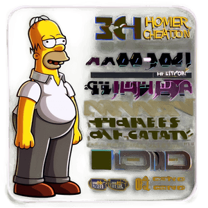Homer Simpson Cartoon Character PNG 05212024 PNG image with transparent background