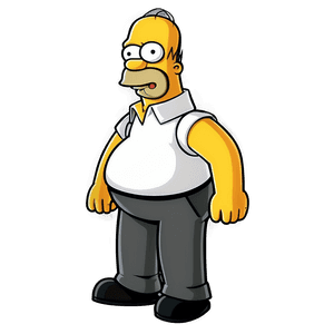 Homer Simpson Cartoon Character PNG 99 PNG image with transparent background