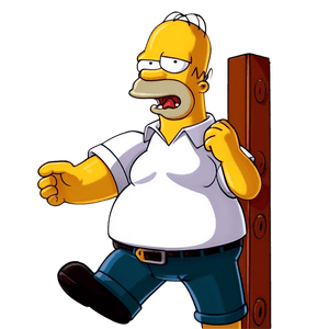 Homer Simpson Cartoon Character PNG eof62 PNG image with transparent background