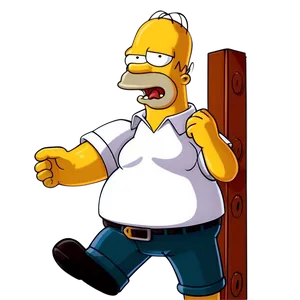 Homer Simpson Cartoon Character Png Eof62 PNG Image