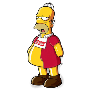 Homer Simpson Duff Beer PNG 05212024 PNG image with transparent background