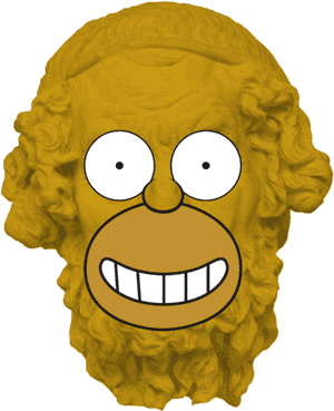 Homer Simpson Homer Greek, HD Png Download PNG image with transparent background