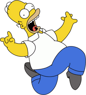 Homer Simpson Png - Homer Simpson Running Png, Transparent Png PNG image with transparent background