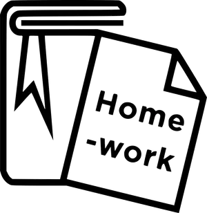 Homework_ Folder_and_ Sheet_ Icon PNG Image