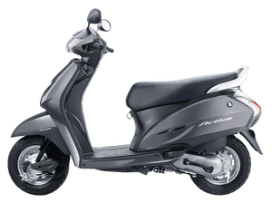 Honda Activa Scooter Side View PNG image with transparent background