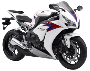 Honda C B R Fireblade Motorcycle PNG image with transparent background