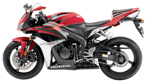 Honda C B R Sportbike Profile View PNG image with transparent background