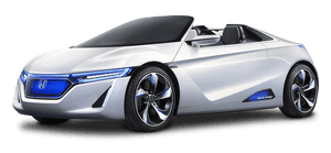 Honda Electric Concept Car Side View PNG image with transparent background