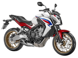 Honda Motorcycle Profile View PNG image with transparent background