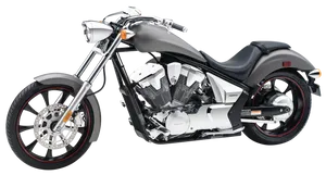 Honda Motorcycle Profile View PNG Image