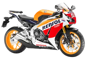 Honda Repsol C B R1000 R R Racing Motorcycle PNG Image