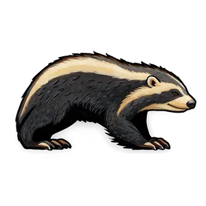 Honey Badger B PNG Image