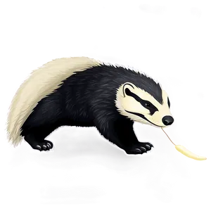 Honey Badger Black And White Png Fhw73 PNG Image