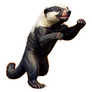 Honey Badger Fighting Stance Png 52 PNG Image