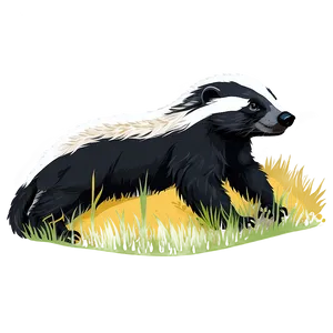 Honey Badger In Nature Png 73 PNG Image