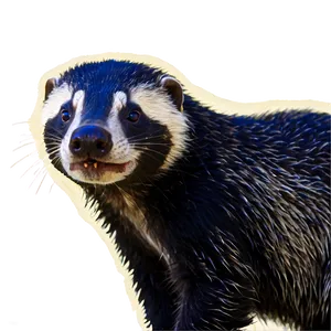 Honey Badger In Nature Png Xmf PNG Image