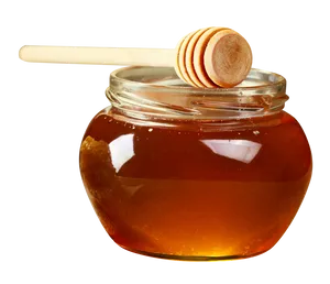 Honey Jar With Dipper.png PNG Image