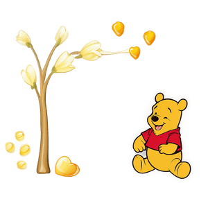 Honey Loving Pooh PNG opr PNG