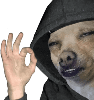 Dogok Discord Emoji - Ok Hand Discord Emote PNG with transparent background