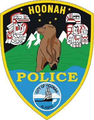 Hoonah Police Department Badge PNG Image