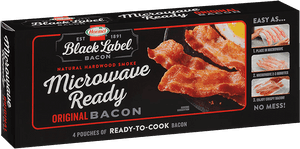 Black Label Microwave Ready Bacon, HD Png Download PNG image with transparent background