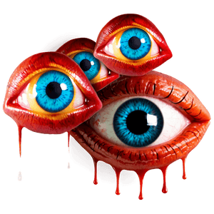 Horror Eyes Clipart PNG elr67 PNG image with transparent background