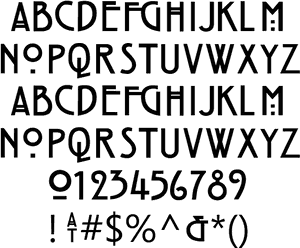 Horror Font Example PNG with transparent background