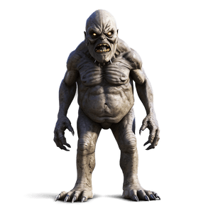 Horror Monster Illustration PNG mqd34 PNG