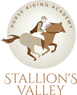 Horse Riding Academy Logo PNG Image