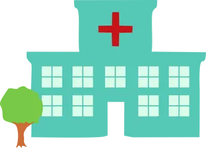 Hospital Clipart Graphic PNG Image