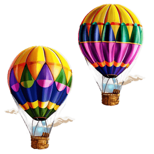Hot Air Balloons PNG 05042024 PNG image with transparent background
