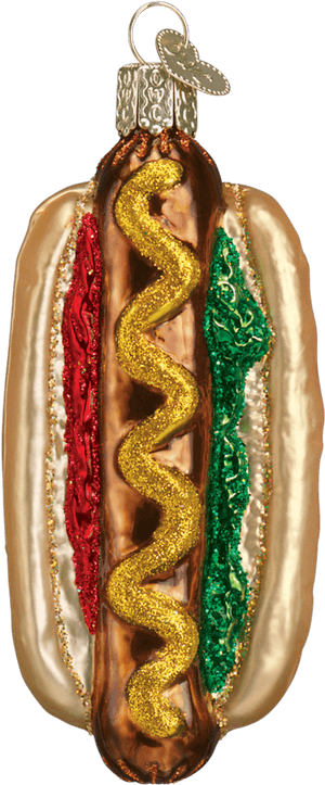 Hot Dog Ornament - Christmas Ornaments Hotdog, HD Png Download PNG image with transparent background
