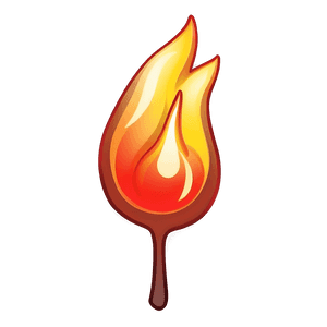 Hot Fire Emoji Artwork PNG 76 PNG image with transparent background