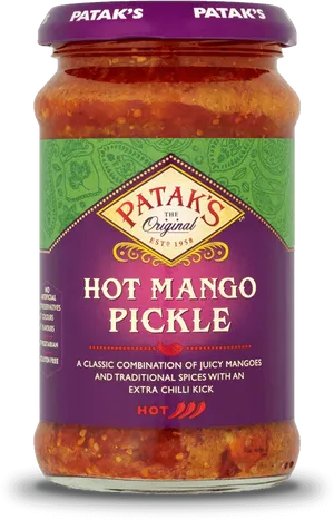 Hot Mango Pickle Jar PNG Image