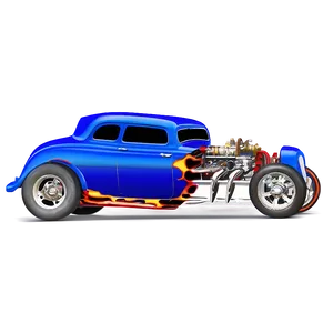 Hot Rod Car Outline Png Tnv11 PNG Image