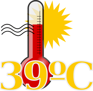 Transparent Raining Clipart - High Temperature Png Png, Png Download PNG image with transparent background