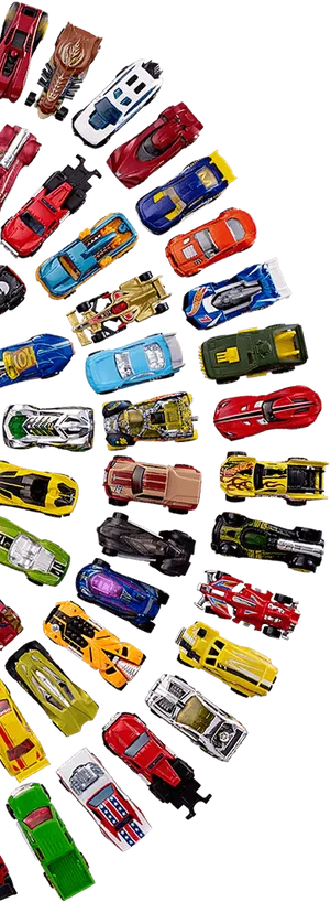 Hot Wheels Collection Showcase PNG Image