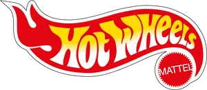 Hot Wheels Logo Flame Design PNG Image