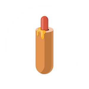 Hotdog Lipstick Illustration PNG Image