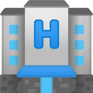 Hotel Icon Graphic PNG image with transparent background
