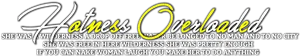 Hotmess Overloaded Graphic Text PNG Image