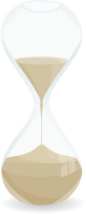 Hourglass Sand Timer Vector PNG Image