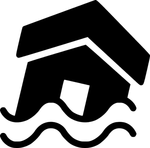 Flooding House Nature Comments - Flooded House Icon Png, Transparent Png PNG with transparent background