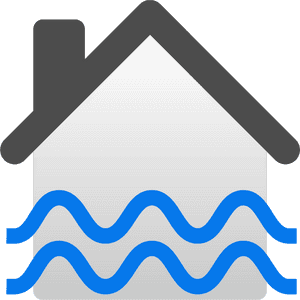 Flood Insurance Cliparts - Flooded House Icon, HD Png Download PNG with transparent background
