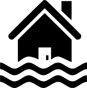 Flood - Home Orange Icon Vector, HD Png Download PNG with transparent background