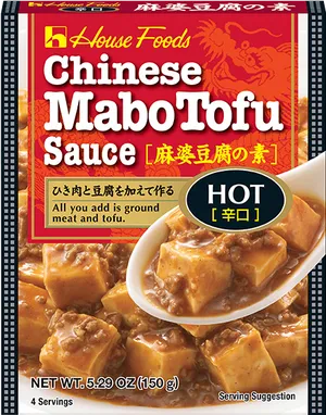 House Foods Chinese Mabo Tofu Sauce Package PNG Image