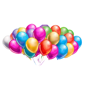 House Party Balloon Decor Png 32 PNG Image