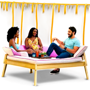 House Party Casual Seating Png 37 PNG Image