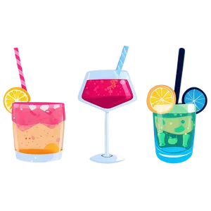 House Party Cocktail Drinks Png 06262024 PNG Image