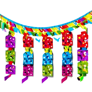 House Party Festive Streamers Png Uic28 PNG Image